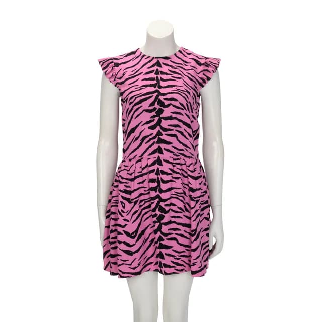 Saint Laurent Zebra Print Dress FR 38 in Pink from Blue Spinach, photo 1 of 1