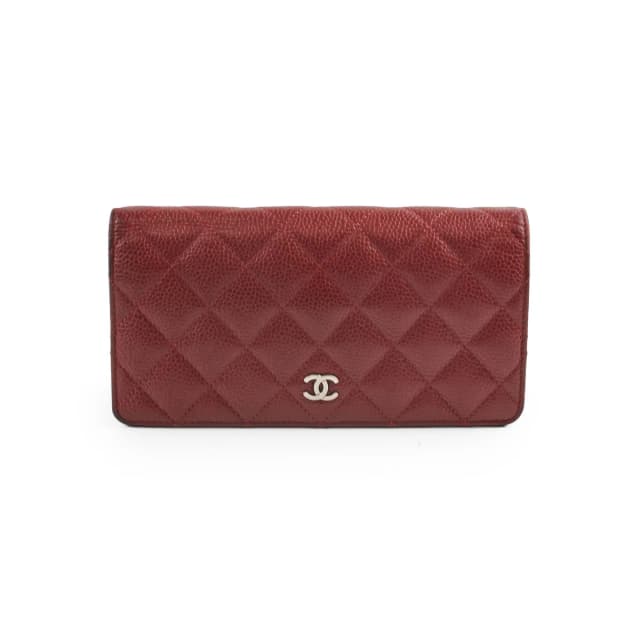 Chanel Long Wallet Red Caviar - Series 18 in Red Caviar leather from The Purse Affair, photo 1 of 1