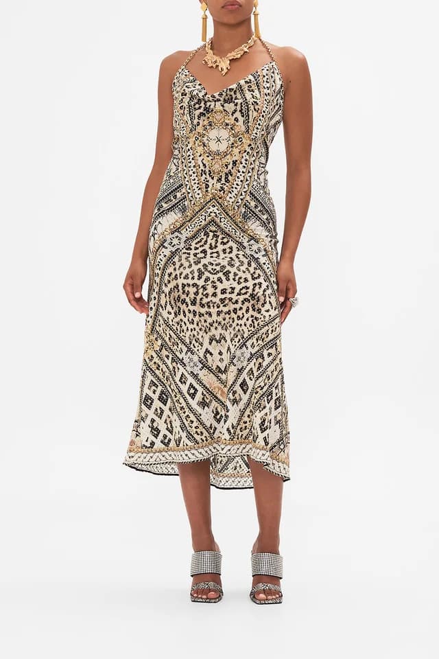 Camilla eBoutique (AU) BIAS HALTER DRESS MOSAIC MUSE, image 1 of 1 from CAMILLA