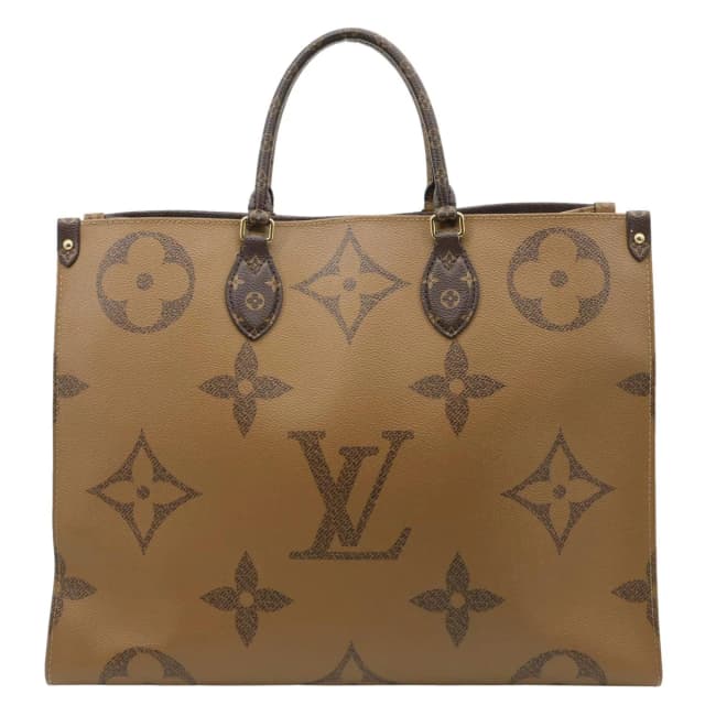 Louis Vuitton Onthego GM Giant Monogram Reverse Canvas Tote Bag Brown in Brown Canvas from Dallas Designer Handbags, photo 1 of 1