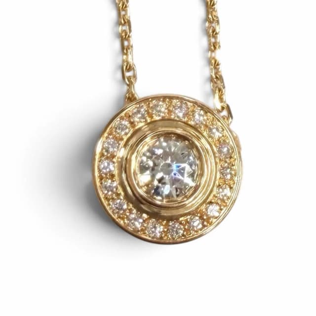 Cartier D'amour Pendant Brilliant Cut Diamond Pave Setting 750 Center from The Reluxe, photo 1 of 1