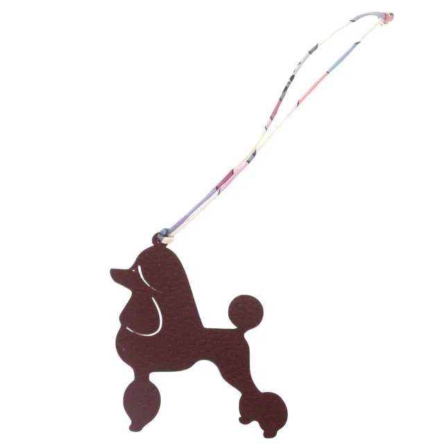 Hermès Petit h Toy Doll Leather Brown Green Bag Charm in Brown Leather from The Reluxe, photo 1 of 1