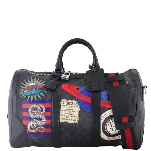 Gucci GG Supreme Duffle Bag NIght Courier in Coated canvas from Luxe.It.Fwd, photo 1 of 1
