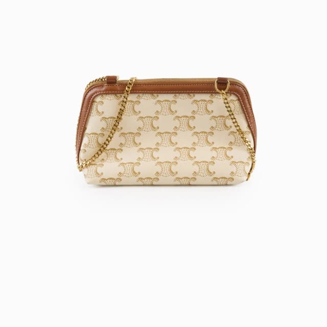 Celine Clutch on Chain Triomphe Canvas in Canvas from The Purse Affair, photo 1 of 1