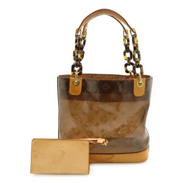 Louis Vuitton Monogram Vinyl Cabas Ambre PM Tote Bag Shoulder Plastic Chain in Leather from The Reluxe, photo 1 of 1