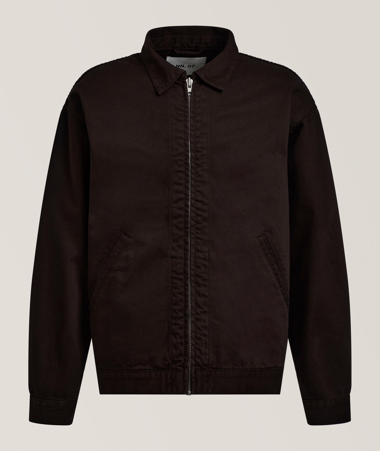 NN07 Petrus Garment-Dyed Hybrid Jacket in Brown, image 1 of 1 from Harry Rosen