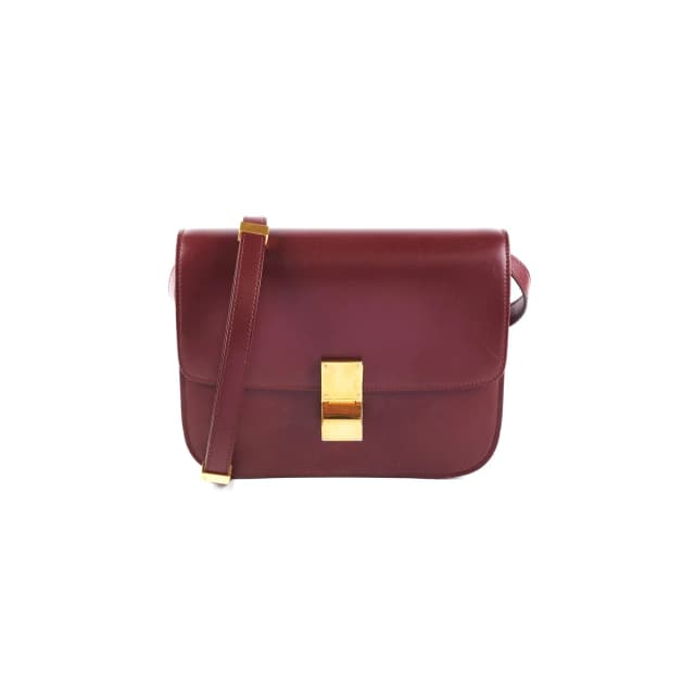 Celine Box Medium Burgundy in Burgundy from The Purse Affair, photo 1 of 1