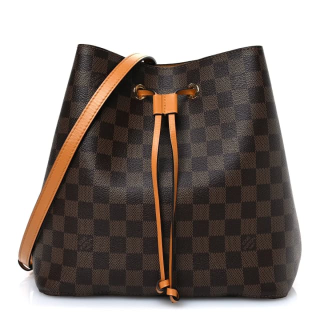 Louis Vuitton Damier Ebene Neonoe MM Coated Canvas Bag - Brown in Brown Coated canvas from H&T, photo 1 of 1