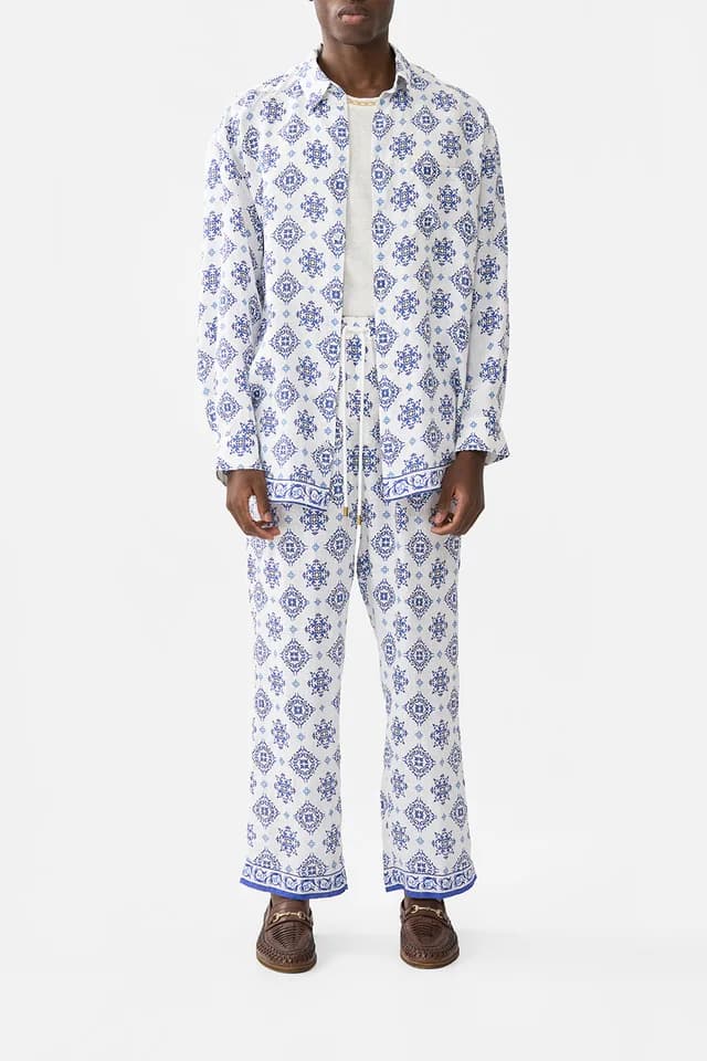 Camilla eBoutique LOUNGE PANT AZUL ADVENTURES, image 1 of 1 from CAMILLA