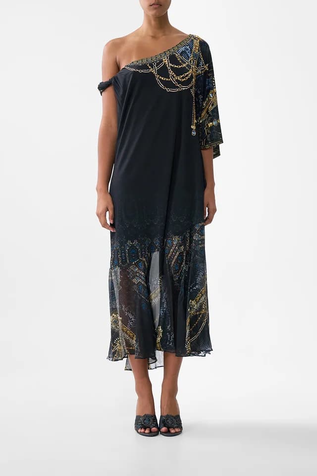 Camilla eBoutique TWISTED ONE SHOULDER DRESS SONG OF THE SOLSTICE, image 1 of 1 from CAMILLA
