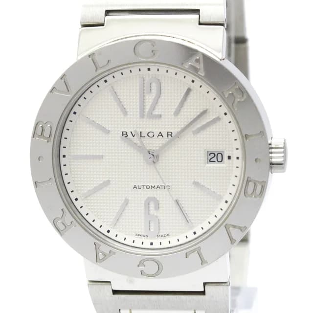BVLGARI BVLGARI- Steel Automatic Mens Watch BB38SS AUTO Polished in Silver from Elady, photo 1 of 1
