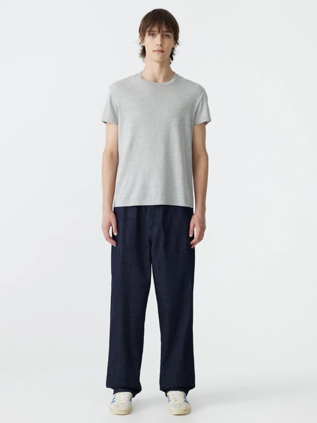 Bassike Denim Utility Pull On Pant, image 1 of 1 from bassike