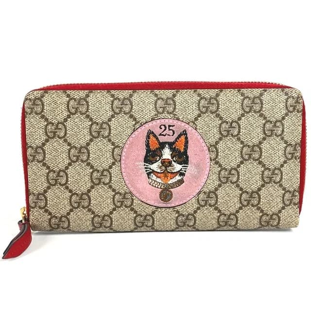 Gucci Wallet Bosco GG Supreme Canvas Beige in Beige Canvas from The Reluxe, photo 1 of 1