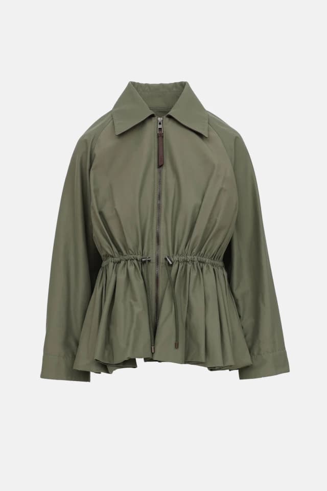 Loewe Drawstring Waist Jacket in Leather from VSP Consignment, photo 1 of 1