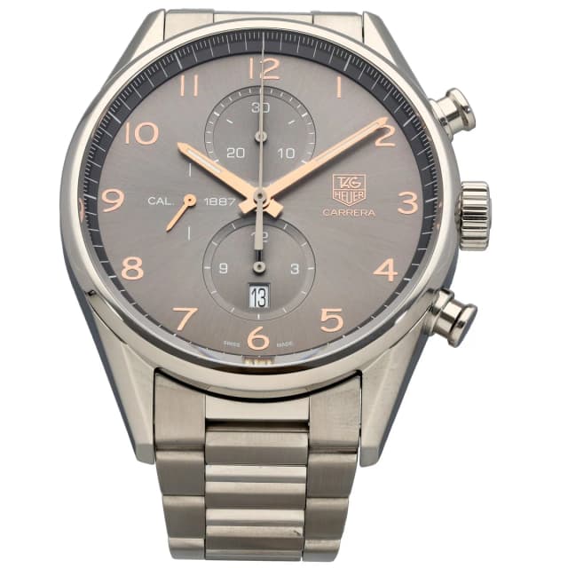 TAG Heuer Carrera CAR2013 43mm Stainless Steel Watch from H&T, photo 1 of 1