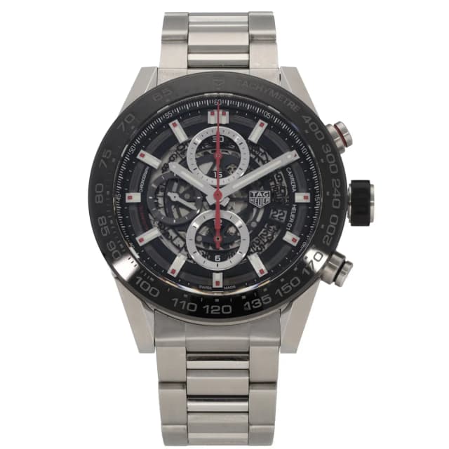 TAG Heuer Carrera CAR2A1W 43mm Stainless Steel Watch from H&T, photo 1 of 1