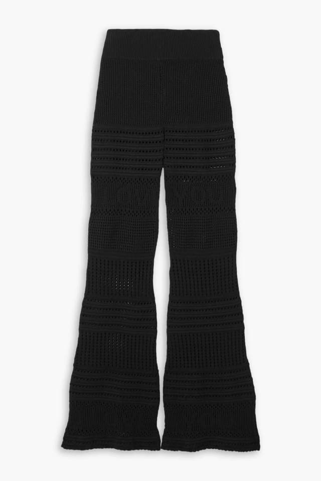 Stella McCartney Crocheted Cotton Flared Pants, image 1 of 1 from THE OUTNET