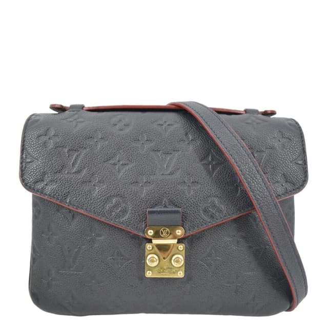 Louis Vuitton Metis Pochette Empreinte Leather Crossbody Bag Navy Blue in Navy Leather from Dallas Designer Handbags, photo 1 of 1