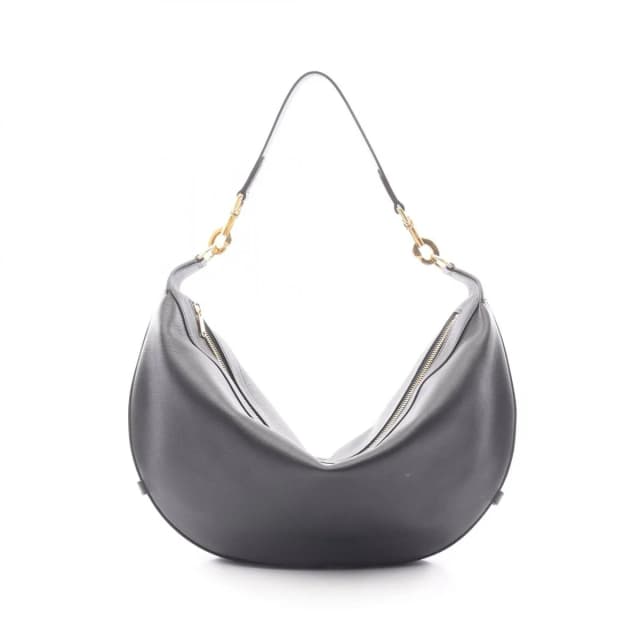 Celine Shoulder Bag Midi Amendre Black Leather in Black Leather from The Reluxe, photo 1 of 1