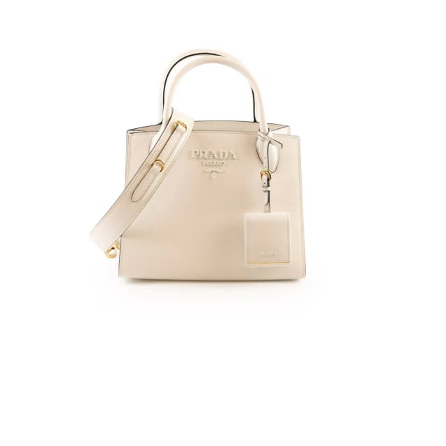Prada Saffiano Cuir White in White Saffiano leather from The Purse Affair, photo 1 of 1