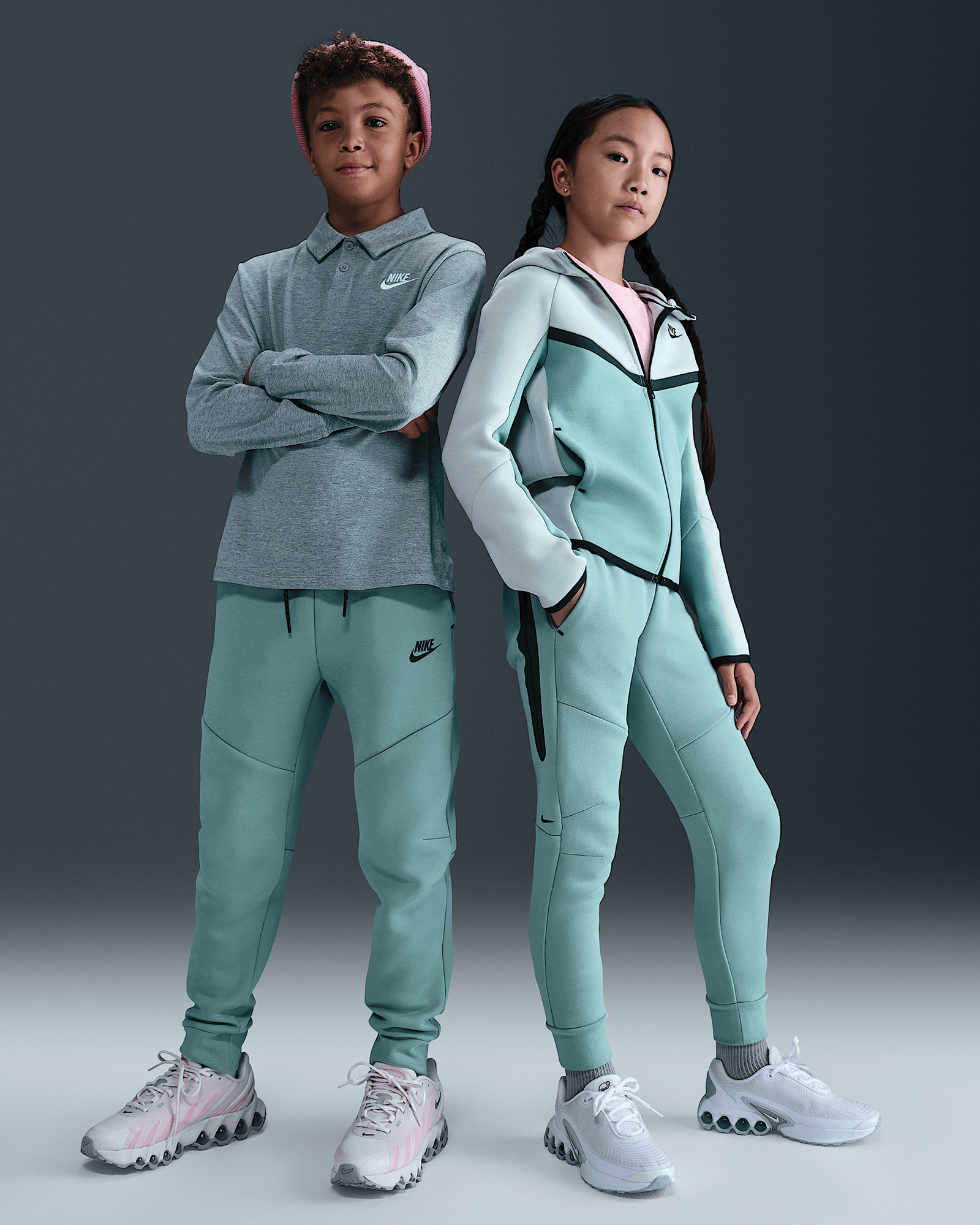 Nike Sportswear Tech Fleece in Cannon/Black/Black, image 1 of 1 from Nike