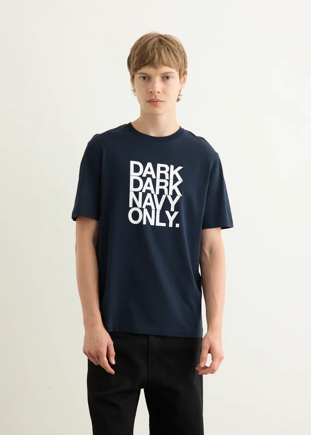 A.P.C. Dark Dark Navy Only T-Shirt in IAK DARK NAVY, image 1 of 1 from Incu