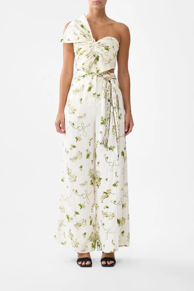 Camilla eBoutique ASYMMETRIC BOW TOP BOTANICAL UTOPIA, image 1 of 1 from CAMILLA