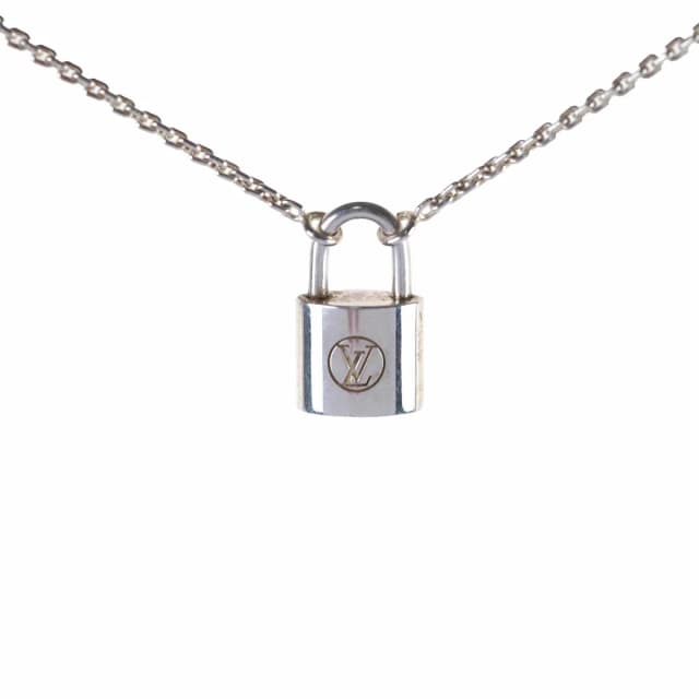 Louis Vuitton Lockit Pendant Necklace Sterling Silver in Silver from The Purse Affair, photo 1 of 1