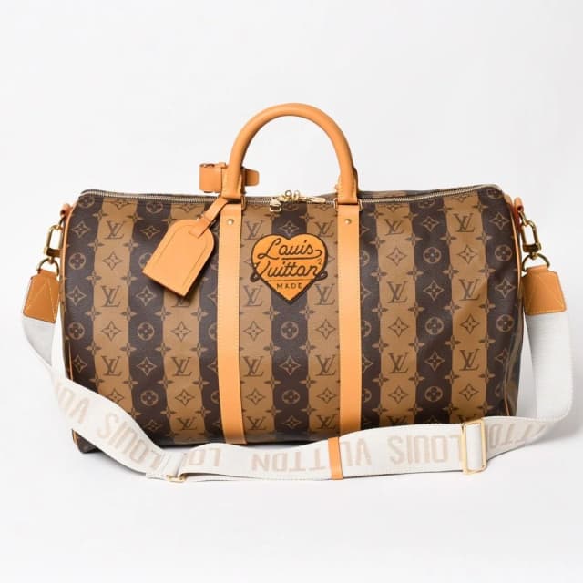Louis Vuitton NIGO Boston Bag Keepall Bandouliere 50 in Coated canvas from The Reluxe, photo 1 of 1