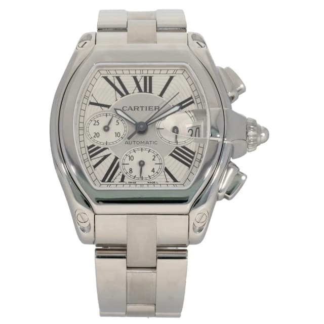 Cartier Roadster XL W62019X6 43mm Stainless Steel Watch from H&T, photo 1 of 1