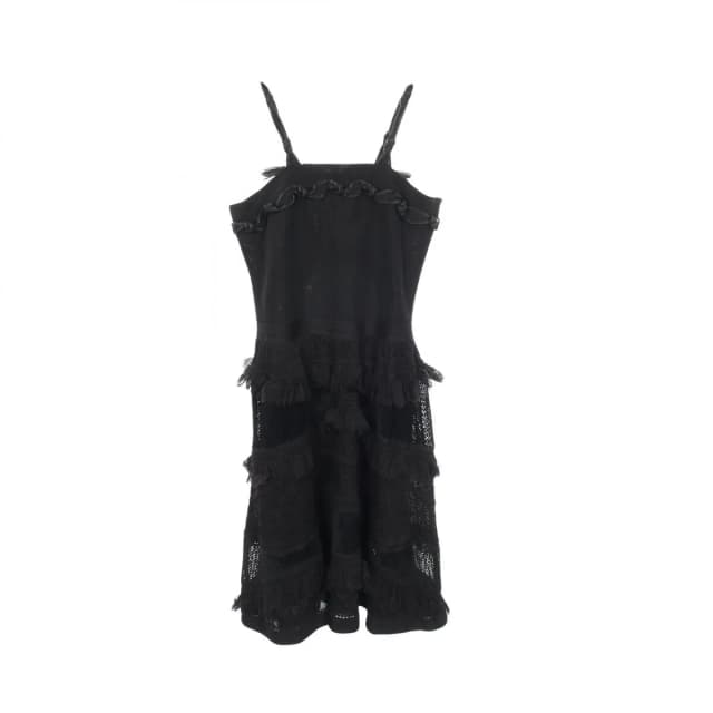 Chanel Dress CC Logo Button Le-s Black le in Black from The Reluxe, photo 1 of 1