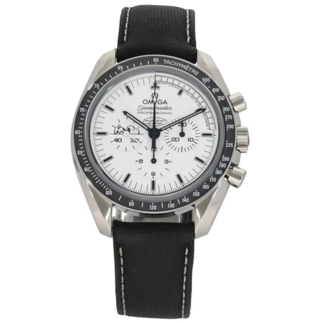 Omega Speedmaster Anniversary 311.32.42.30.04.003 42mm Stainless Steel Watch in Leather from H&T, photo 1 of 1