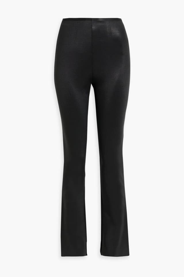 Alexander Wang Cady High-Rise Slim-Leg Pants in Black, image 1 of 1 from THE OUTNET