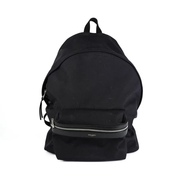 Saint Laurent Backpack Black in Black Leather from The Purse Affair, photo 1 of 1