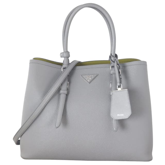 Prada Saffiano Cuir Double Bag Large in Saffiano leather from Luxe.It.Fwd, photo 1 of 1