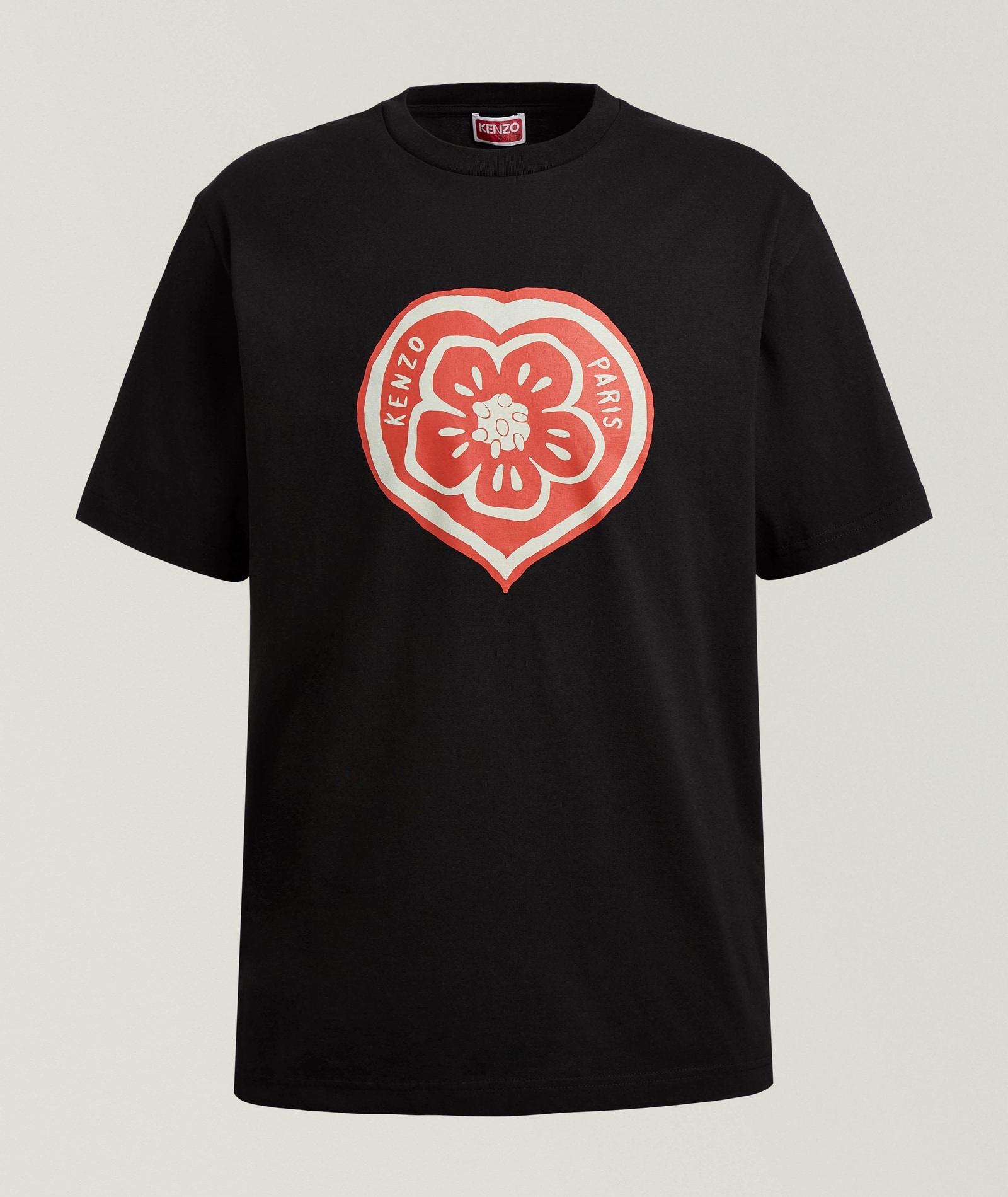 Boke Heart Cotton T-Shirt in Black, image 1 of 1 from Harry Rosen