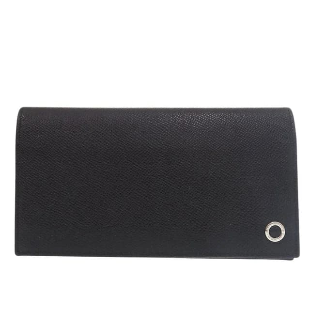 Bvlgari Leather Black Wallet in Black Leather from The Reluxe, photo 1 of 1