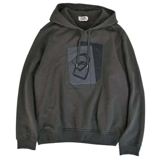 Hermès Hoodie Sweatshirt Pull in Lambskin from The Reluxe, photo 1 of 1