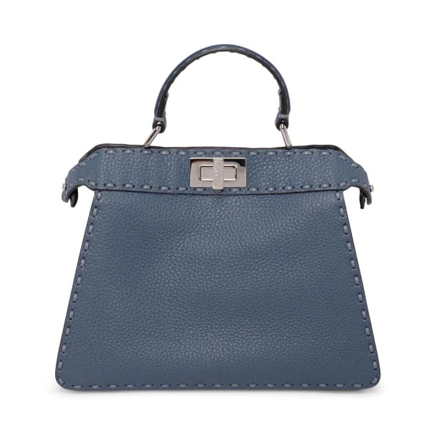 Fendi Selleria Small Peekaboo ISeeU in Blue Multicolour from Blue Spinach, photo 1 of 1