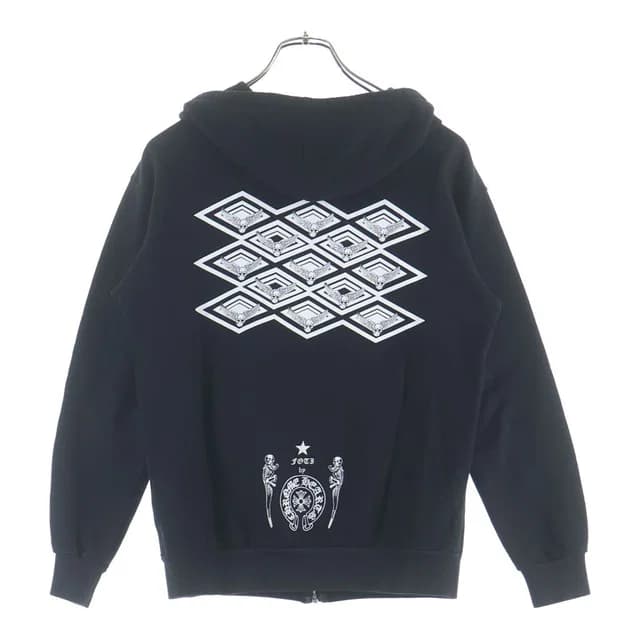 Chrome Hearts Sweatshirt HD Zip Foti Fotiback Print Zip Up Hoodie from The Reluxe, photo 1 of 1