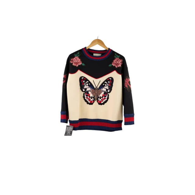 Gucci Butterfly Applique Sweater Size M from The Purse Affair, photo 1 of 1