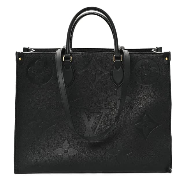 Louis Vuitton OnTheGo GM Monogram Empreinte Leather Bag - Black in Black Leather from H&T, photo 1 of 1
