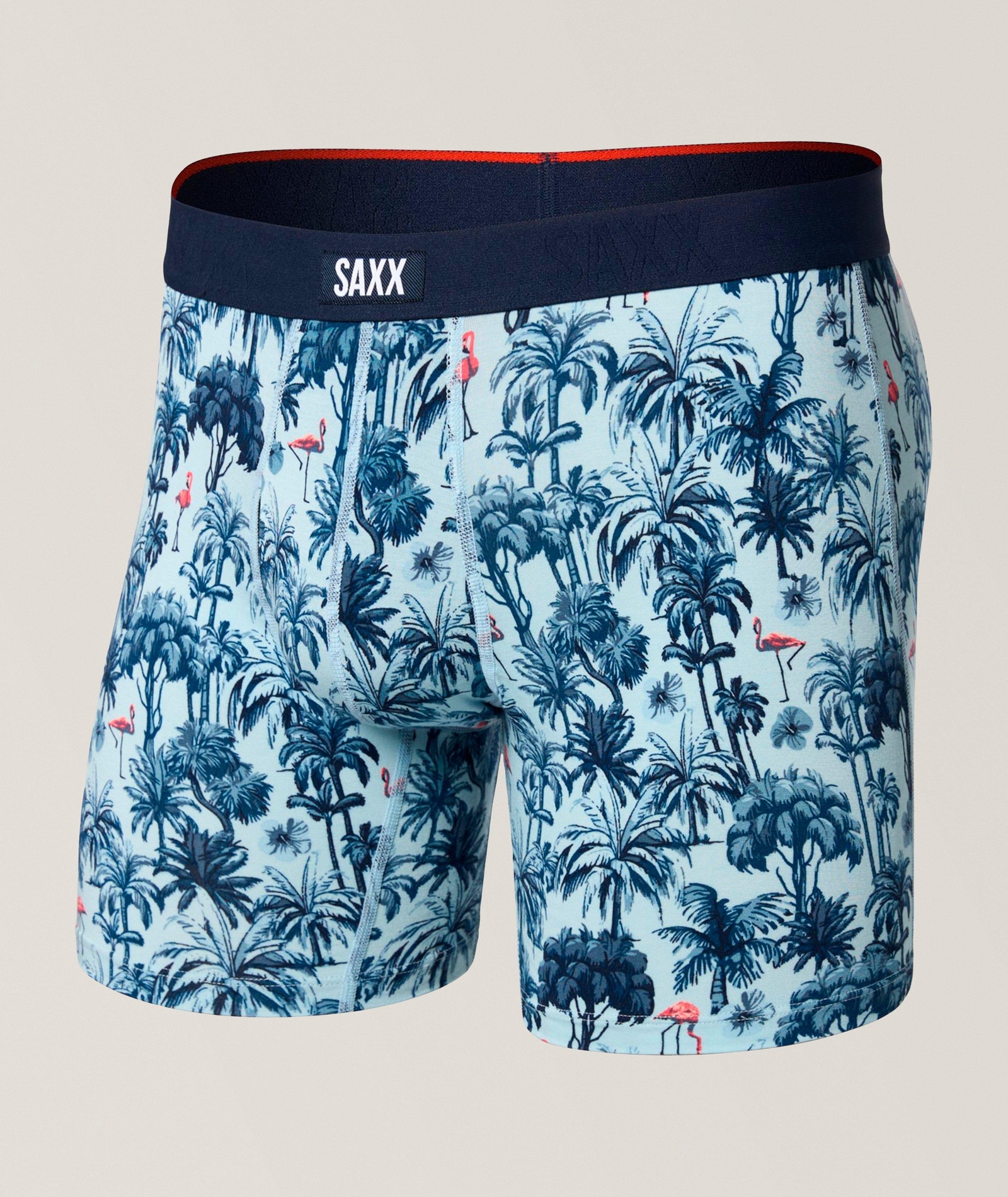 SAXX Palm Mix Vibe Xtra Boxer Briefs in Blue Technical, image 1 of 1 from Harry Rosen