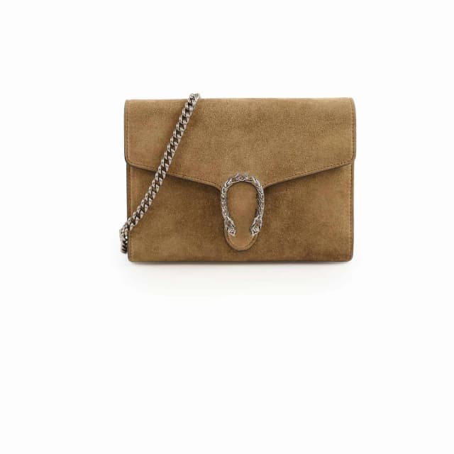 Gucci Dionysus WOC Suede Brown in Brown Suede from The Purse Affair, photo 1 of 1