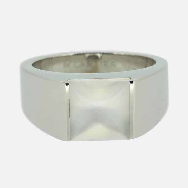 Cartier Moonstone Tank Ring from The Vintage Jeweller, photo 1 of 1
