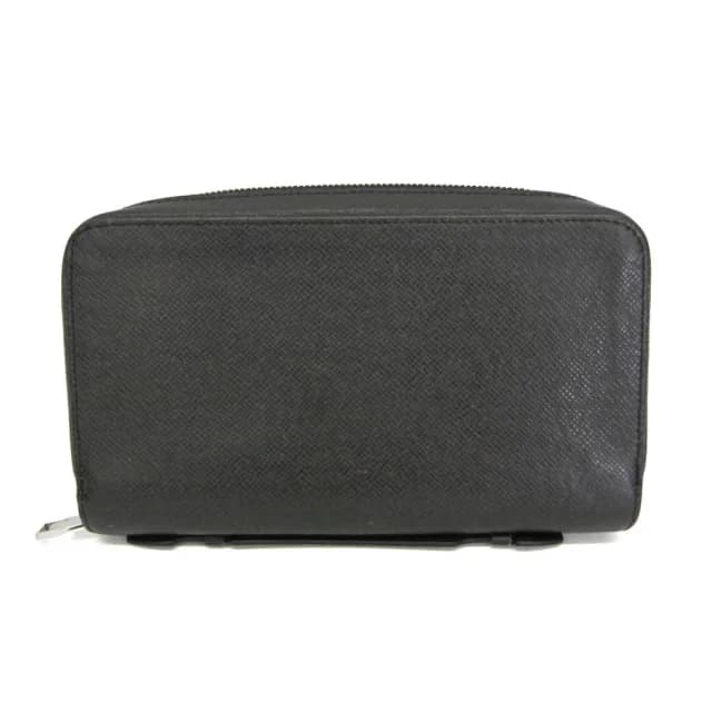 Louis Vuitton Taiga Zippy XL M44275 Men's Taiga Leather Long Wallet (bi-fold) Noir in Noir Taiga leather from Elady, photo 1 of 1
