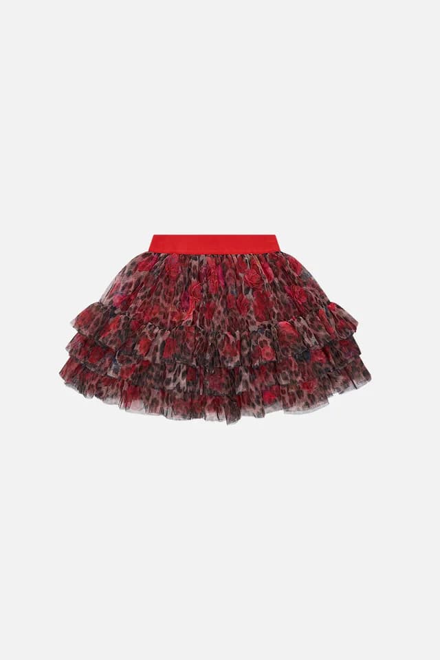 Camilla eBoutique (AU) KIDS TUTU FRILL SKIRT 4-10 HEART LIKE A WILDFLOWER, image 1 of 1 from CAMILLA