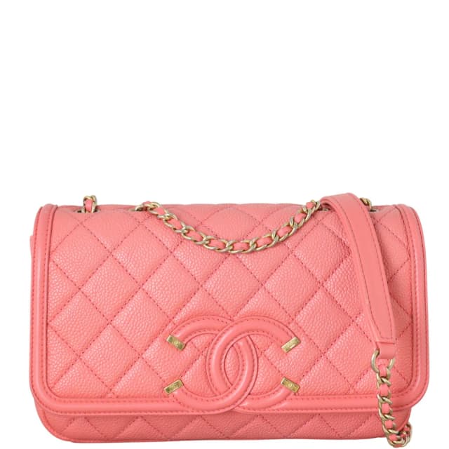 Chanel CC Filigree Small Flap Bag in Caviar leather from Luxe.It.Fwd, photo 1 of 1