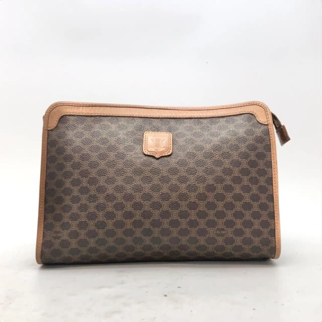 Celine Macadam Clutch Second Brown in Brown Leather from The Reluxe, photo 1 of 1
