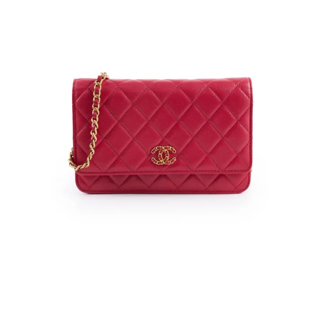 Chanel Wallet on Chain 19 WOC Red in Red from The Purse Affair, photo 1 of 1